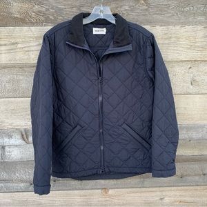 Taylor Stitch Vertical Jacket Mens 38 S Quilted Lightweight Insulated Navy Blue